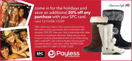 Payless Shoes Canada Coupon