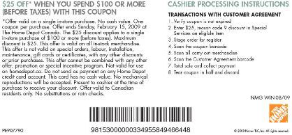 Home Depot Canada Coupons