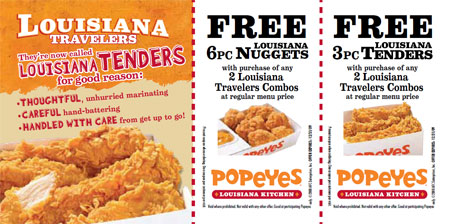 Popeye's Chicken Canada Coupons