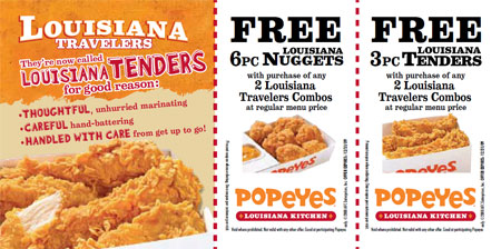 Popeyes deals coupons 2020