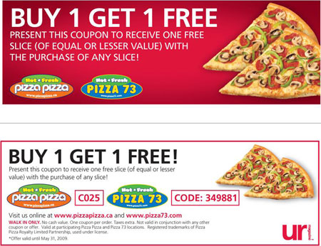 Pizza Pizza Coupon