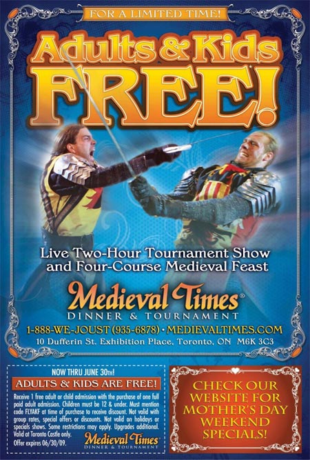 medieval times coupons in chicago