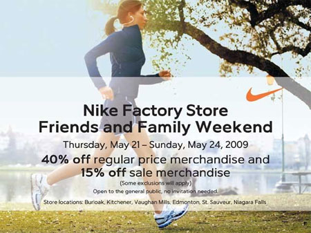 friends family nike coupon