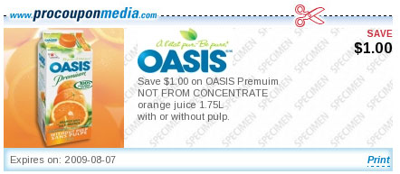 Oasis Orange Juice