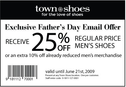 Town Shoes Canada Coupons