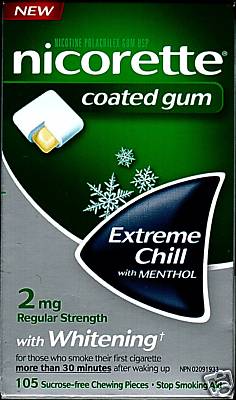 Nicorette Extreme Chill Gum
