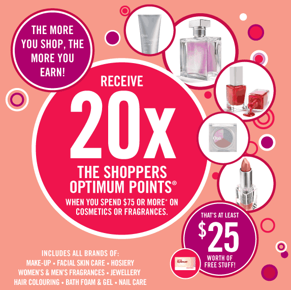 Shoppers Drug Mart Canada 20x optimum points Nov 7 - 13 - Canadian ...