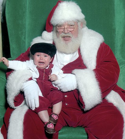 Santa Crying Baby Child