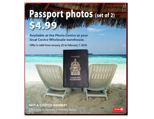 costco passport photos near me