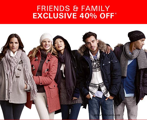 Esprit Friends & Family Event: 40% Off Your Entire Purchase - Canadian