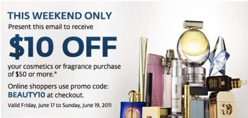 The Bay Canada Save 10 Off Purchase Of 50 Or More Cosmetics And 