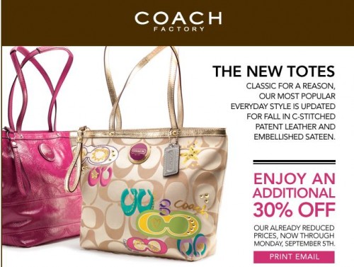 Coach Promo Code Outlet