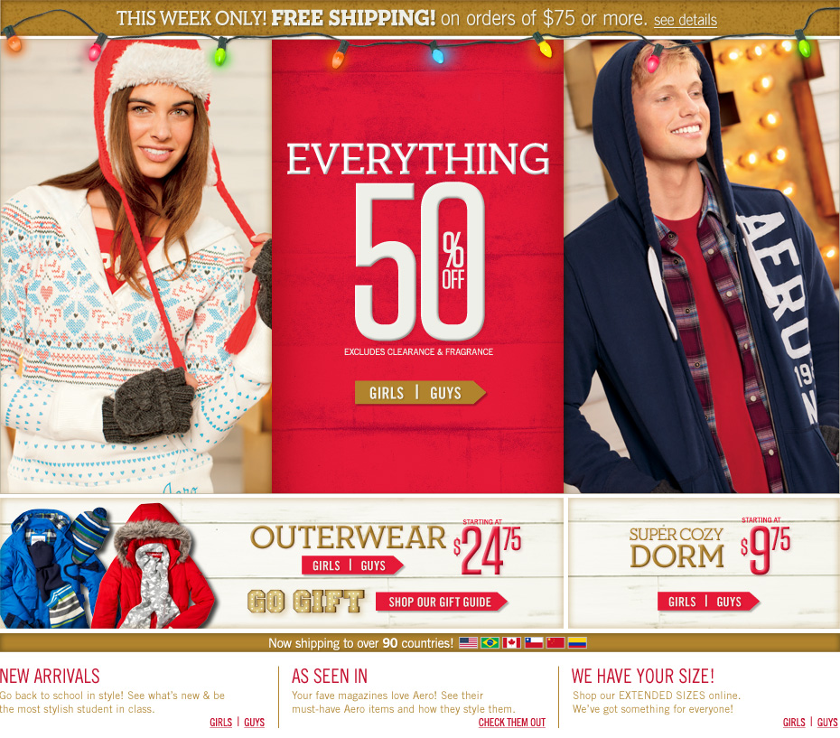 Aeropostale Canada Black Friday Deals Save 50% off Everything ...