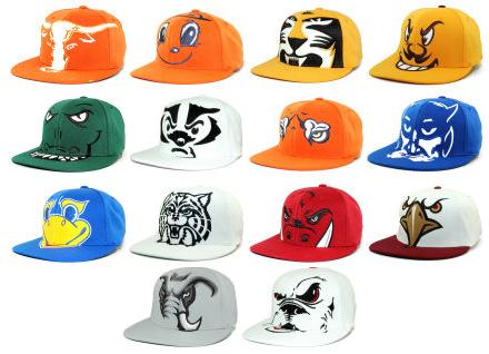ncaa-mascot-stretch-fit-hats