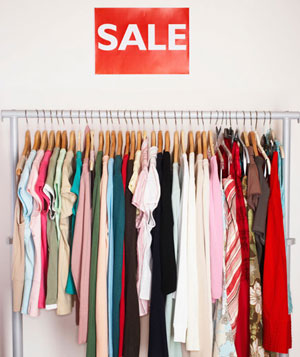 Clothing, Sale