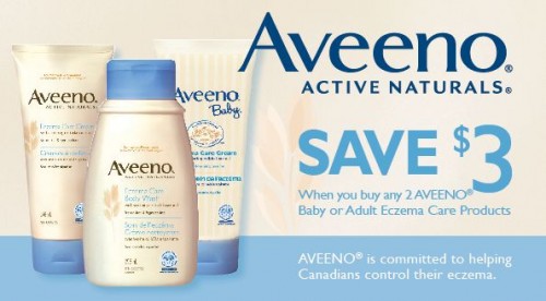 Save 3 On Any Two Aveeno Eczema Care Through LivingWell Printable 