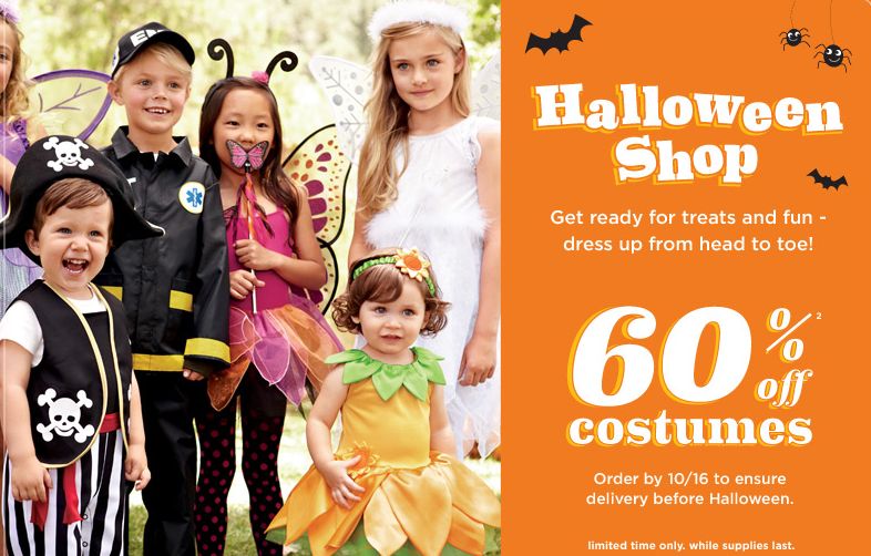 Gymboree Canada: 60% Off All Halloween Costumes In Store and Online ...