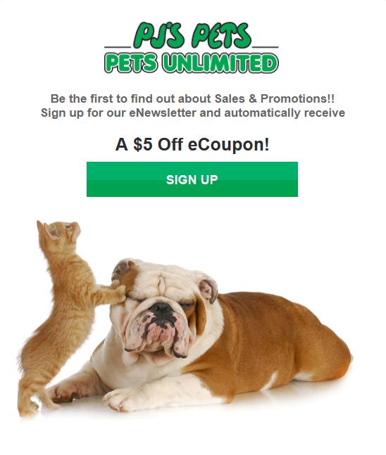PJâ€™s Pets Canada: $5 Off When You Spend $25 *Printable Coupon