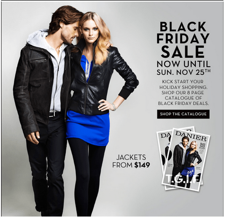 Danier Leather Canada: Black Friday Sale – On Now Until November 25th | Canadian Freebies ...