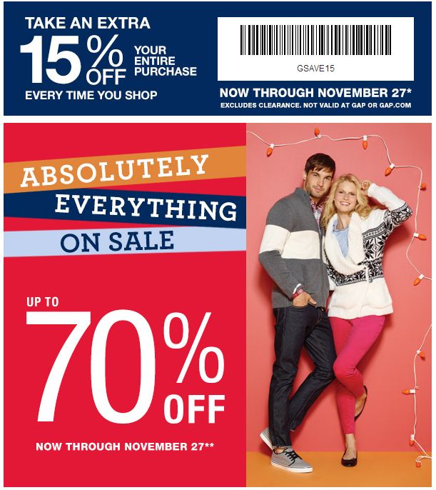 Gap Canada Factory Store: Black Friday Week 2012 Sale - Canadian Freebies,  Coupons, Deals, Bargains, Flyers, Contests Canada Canadian Freebies, Coupons,  Deals, Bargains, Flyers, Contests Canada