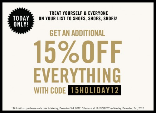 Everything Today Only *Promo Code 