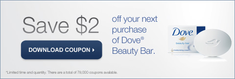 Canadian Coupons: Save $2 on Dove Beauty Bars *Printable Coupon