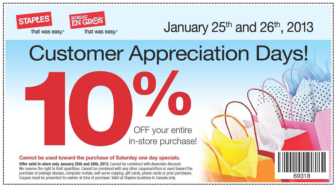 Staples Canada 10 Off Entire Purchase Jan 2526 *Printable Coupon