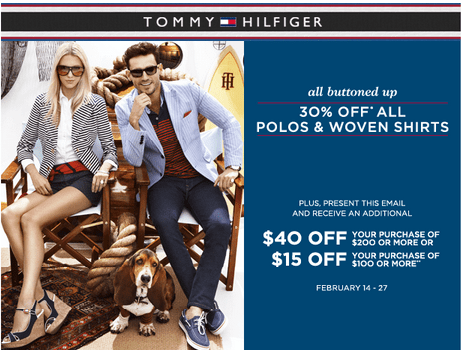 tommy hilfiger coupons