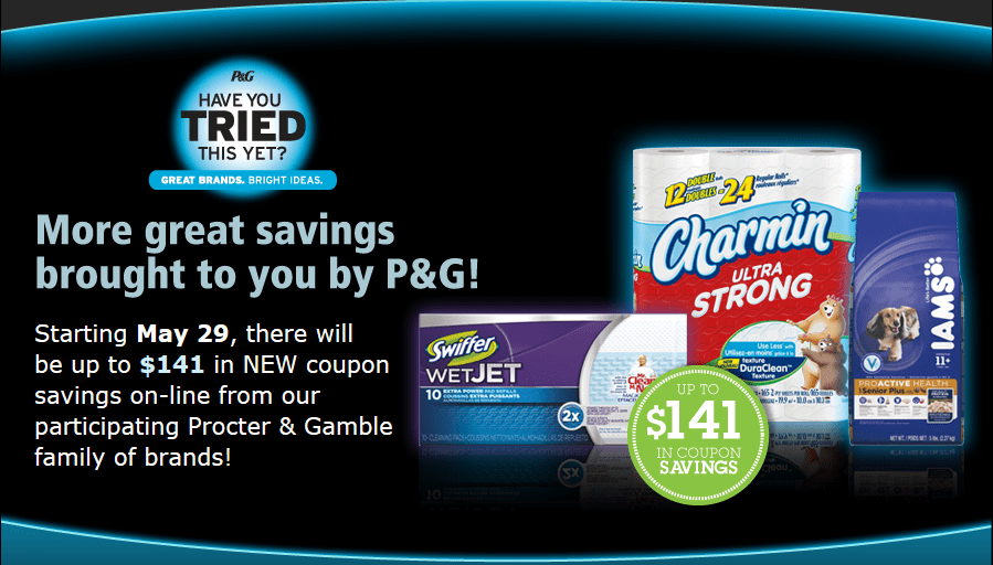 New P&G Brandsaver Coupons Coming May 29th - Canadian Freebies, Coupons