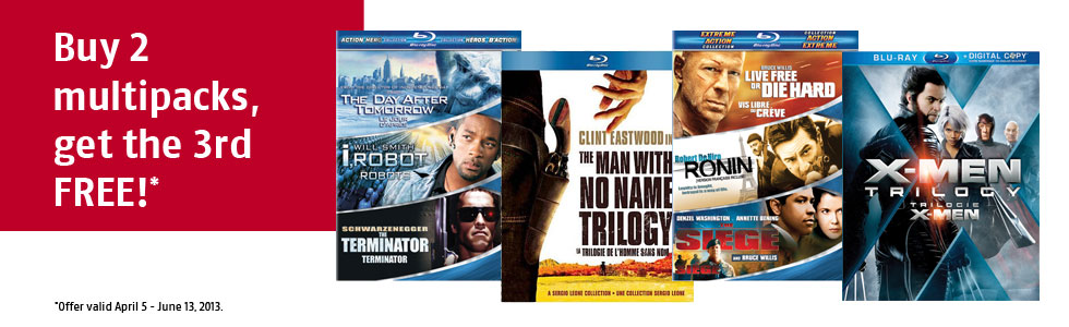 Blu-ray combo packs