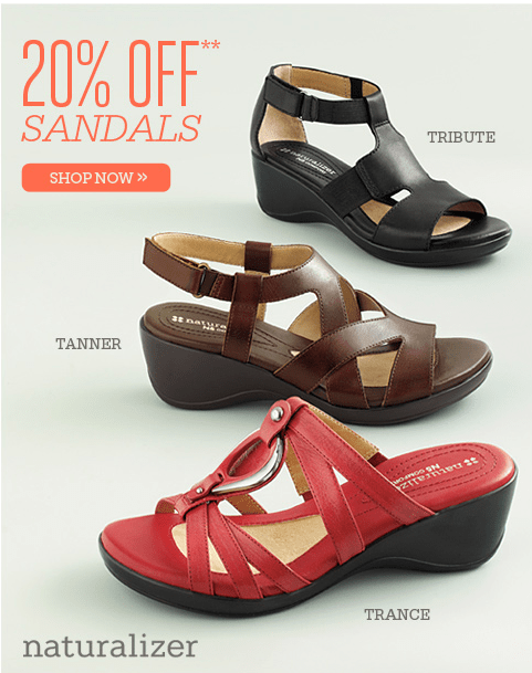 Naturalizer.ca: Save 20% Off Sandals + Free Shipping - Canadian ...