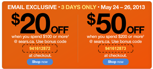 Sears.ca Coupons