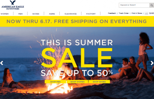 American Eagle Outfitters Sale Up To 50 Off Selected Items Canadian   American 500x320 