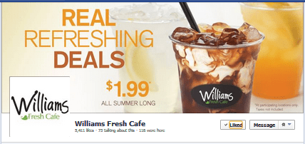 refreshing deal williams summer real long coffee deals cafe fresh iced freshly brewed blend lemonade signature tea