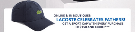 Lacoste Canada Gift