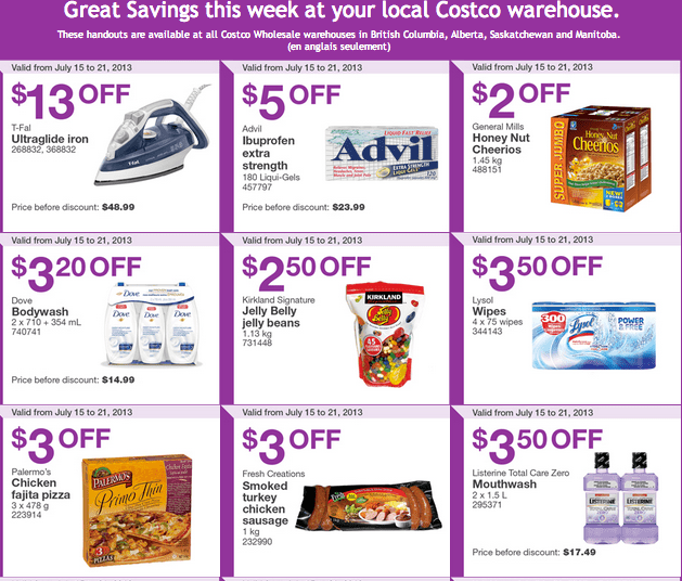 Western Costco Coupons