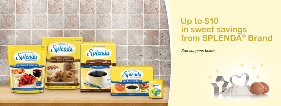 Save Up To 10 On Splenda Products Printable Coupons Canadian 