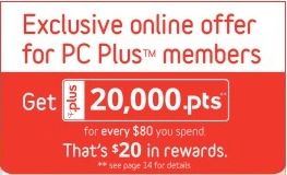loblaws points pc plus every spent ontario offering earn signed offer those amazing week who