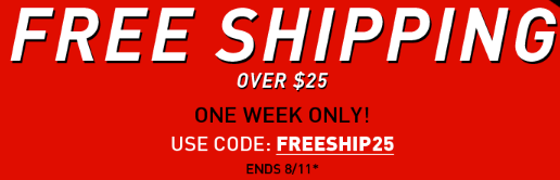 Free Shipping - One Week Only