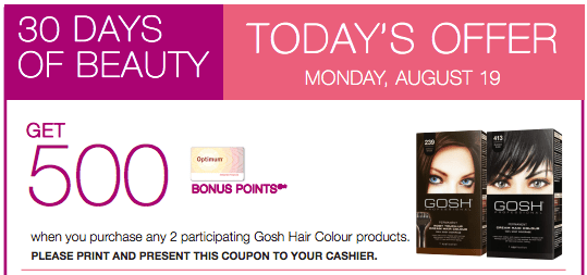 Shoppers Drug Mart Canada Points Coupons