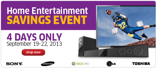 The Source Canada Home Entertainment Saving Event Canadian Freebies The Source Canada Home Entertainment Saving Event Canadian Freebies