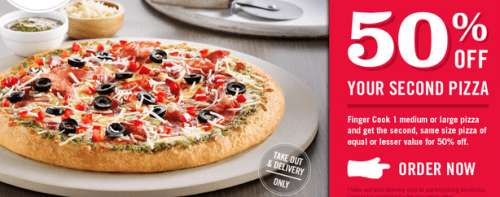 Boston Pizza Canada Offers: Get 50% off Your Second Pizza! - Canadian ...