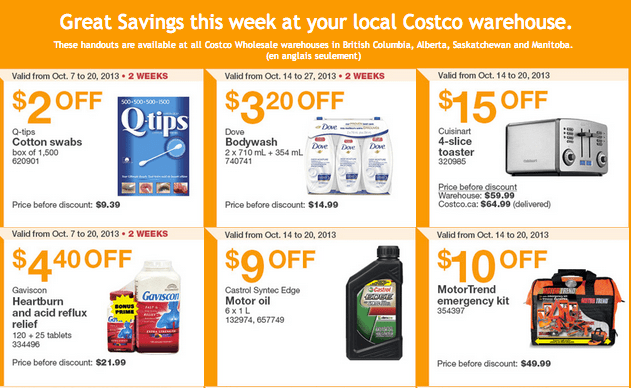 Costco Canada Western Weekly Instant Handouts