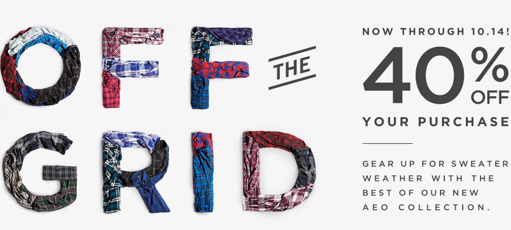 American Eagle Outfitters Save 40 Off Your Purchase Free Shipping 