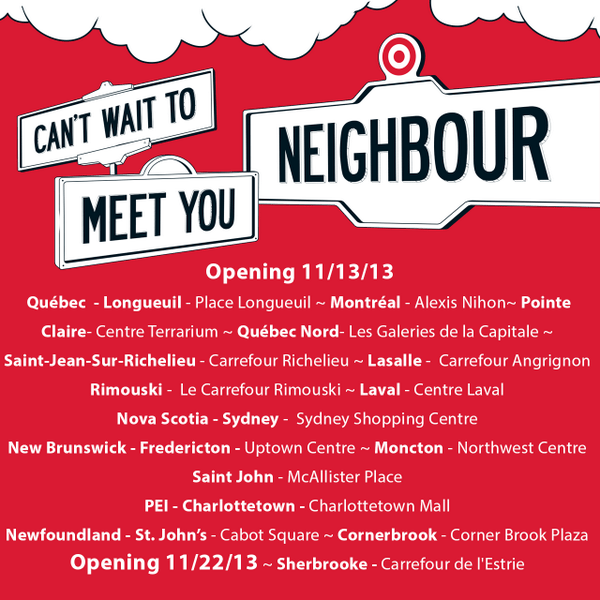 Target Canada Can't Wait to Meet You! New Locations Opening Today! -  Canadian Freebies, Coupons, Deals, Bargains, Flyers, Contests Canada  Canadian Freebies, Coupons, Deals, Bargains, Flyers, Contests Canada
