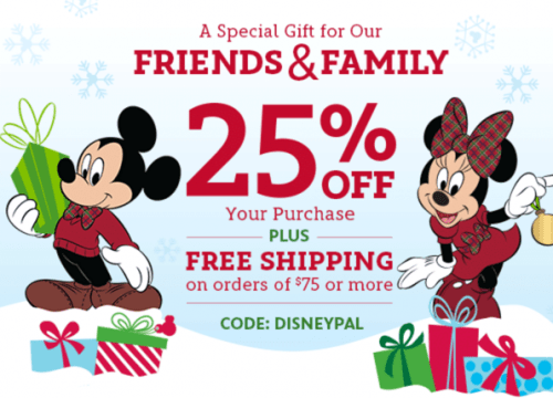 Disney Store Canada Coupon Codes: Save 25% on Friends &amp; Family Event ...