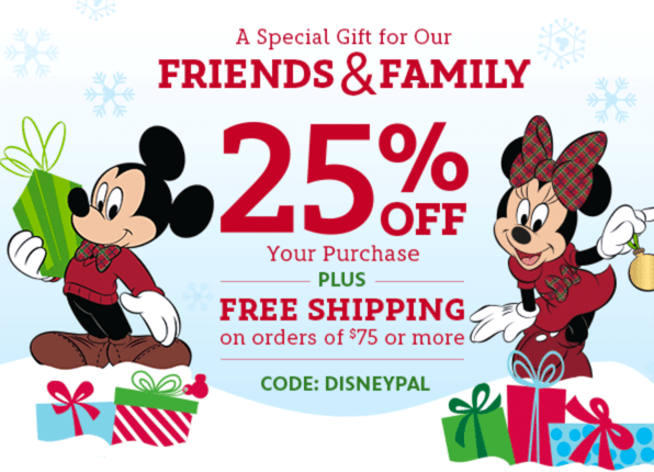 Disney Store Friends and Family event