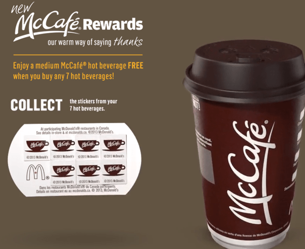 Mcdonalds McCafe Rewards Free Hot Beverage