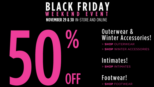 Penningtons Canada Black Friday Sale