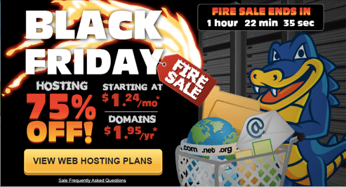 Host Gator Black Friday Cyber Monday